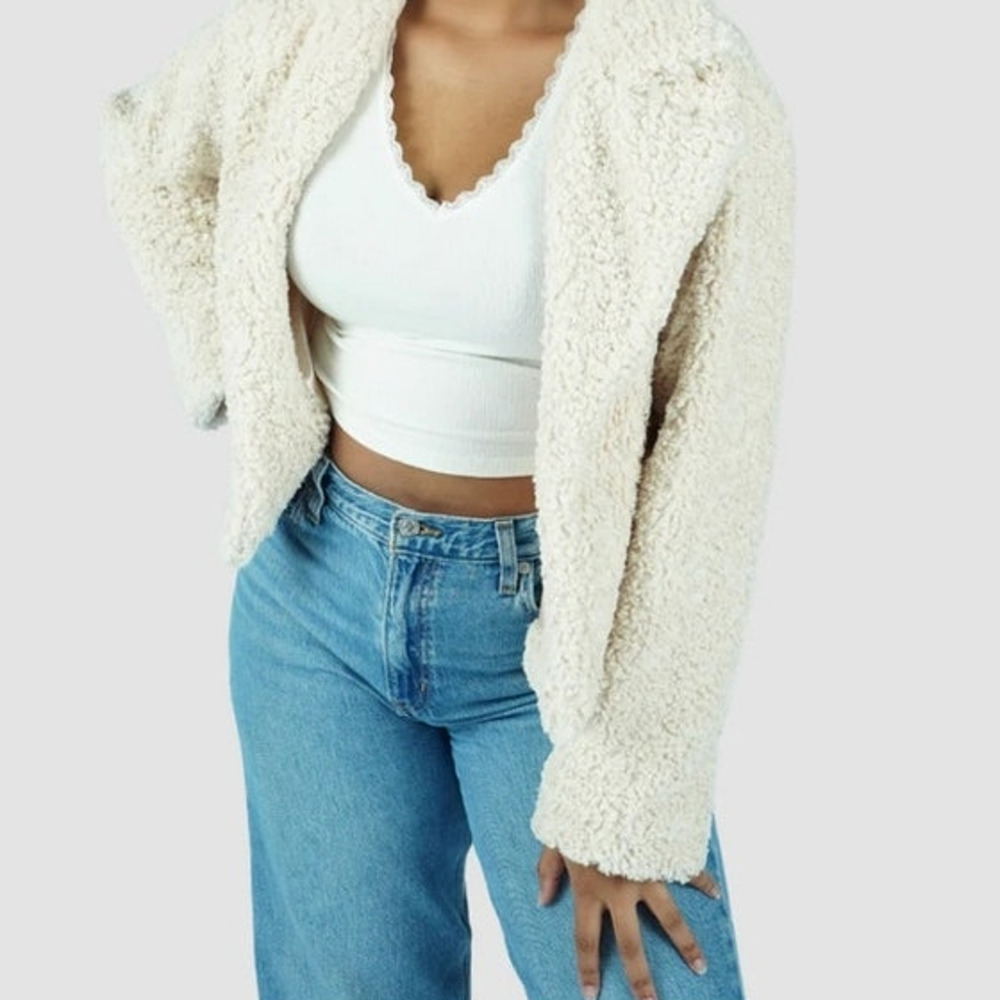 Self Esteem Shiloh Sherpa Blazer S